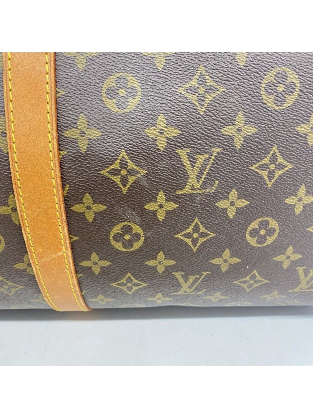 Louis Vuitton Boston Bag Monogram Keepall 60 Brown - Picture 10 of 10